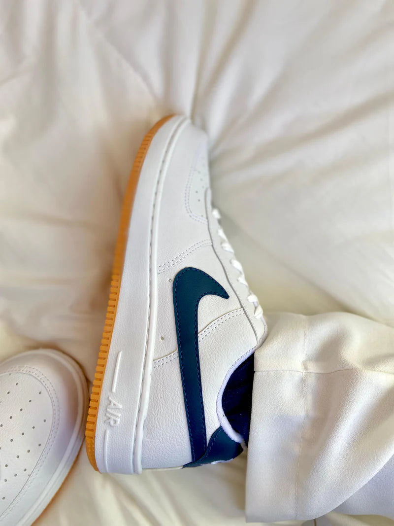 Air Force Low White Blue Gum