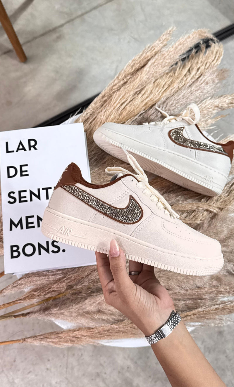 TÊNIS AIR FORCE LINHA LUXO Gliter